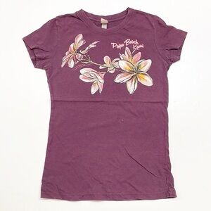 Coastal Classics Poipu Beach Kauai purple short sleeve t-shirt